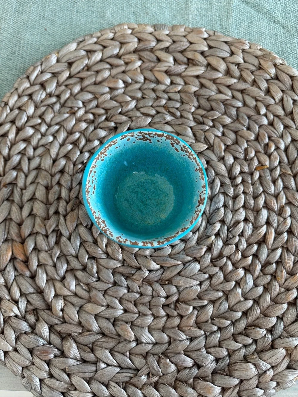 Turquoise Melamine - 4 piece set